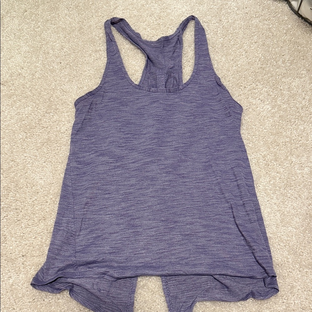 lululemon athletica Heathered Purple Tank Top